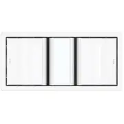 IXL Luminate Premium Dual 3 in 1 Tastic with LED & Exhaust Fan in White