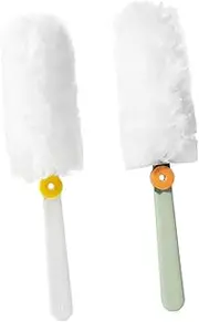 ORFOFE 2pcs Electrostatic Dust Removal Dusters Cleaning Supplies for Efficient Desktop Sweep for Computers Sofas Cabinets and More