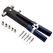 Steel Flat Head Threaded Blind Rivet Insert Nut Kit Multi Purpose Tool