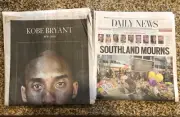 Kobe Bryant Tribute LA Times Daily News Newspaper Los Angeles Lakers NBA