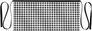 [Joitme] Houndstooth Black White Chic Apron Server with Pockets, Womens Aprons, Chef Aprons for Women with Pockets, Houndstooth Black White Chic (5)