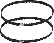 uxcell 2pcs 168XL Rubber Timing Belt 84 Teeth 10mm Width 5.08mm Pitch Synchronous Closed Loop Geared Drive Belt Black for Industrial