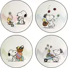 Lenox Peanuts Snoopy 4-Piece Easter Accent Plates Set, 4 Count, Multi