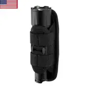 360° Rotatable LED Flashlight Pouch Holster for Duty Belt Torch Nylon Carry Case