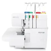 FY505 Serger Overlock Machine with 2/3/4 Thread Capability Built in Rolled Hem D