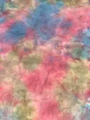 Hand-Dyed Wool Rug Hooking Fabric 30" x 22" Multicolor