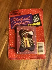 1984 Topps Chewing Gum Michael Jackson Sticker Pack