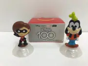 2023 McDonalds Disney 100 Figurines GOOFY and MRS. INCREDIBLE ELASTIGIRL