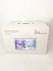 READ DESC* UV Light Sanitizer Box LEDs UVC Light Box- cell tools tablet - blue