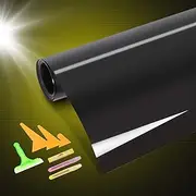 Giantz Window Film, 5% VLT 76cm x 7m Blackout Windows Tint Privacy Films Roll Screen Insulation Sun Shade Cover Sticker Home Room Office Car Tinting Tools, with Plastic Protector Black