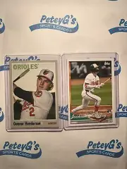 2024 topps archive Jackson Holliday and Gunnar Henderson 2 card lot RC