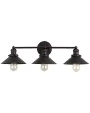 JONATHAN Y Designs 3-Light July Bronze Sconce