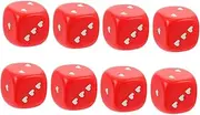 Gogogmee 8pcs Love Heart Dice Props for Fun Games Engaging Dice for Parties and Educational Activities