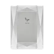 Tizo Clear Pyramid Diamond Crystal Glass 4 x 6 Picture Frame