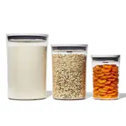 Oxo Good Grips Pop 2.0 Round Canister Set 3 Piece #48534