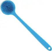 Silicone Back Scrubber for Shower, Double Sided Shower Brush for Shower Exfoliat