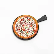 R3 Creation Pizza Fridge Handmade Magnet Miniature Food 3D Fridge Clay Work Magnet Best Souvenir Gift
