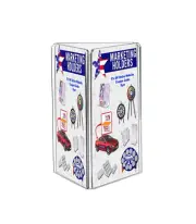 Multi Panel Sided Table Menu Product Card Display Holder Premium Acrylic