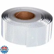 tuyrchu Silver Reflective Tape 3 inch X 66 feet, Outdoor Waterproof High Visi