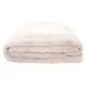 Bambury Frida Faux Fur Throw 150 x 200cm Snow