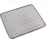 ROMISBABA Summer Pet Cooling Mat Gray Ice Seat Cushion for Dogs Cats S Durable Heat Dissipation Pad for Comfortable Sleeping for Hot Weather