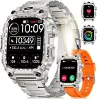 2.01'' Military Smart Watch for Men's Bluetooth Smartwatch For iPhone/Android