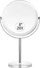 20X Magnifying Makeup Mirror Double Sided 1X & 20X Magnifying Mirror with Stand