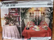 VOGUE PATTERN 1845 HOME DECOR TABLE COVERS TO MAKE UNCUT VINTAGE FF