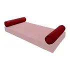 SLIPCOVER ONLY Contrast Full Style V5 Velvet Indoor Daybed Bolster Cushion AD369