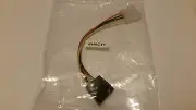 NEW 4-PIN IDE MOLEX MALE TO 15-PIN SATA FEMALE POWER CABLE 6" LENGTH