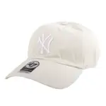 【NEW ERA】洋基NY白繡線第47章中性棒球帽(米色)
