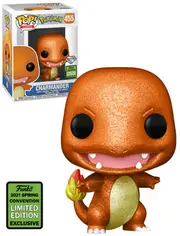 Funko POP Pokemon Charmander Diamond Glitter ECCC 2021 #455 Vinyl Figure