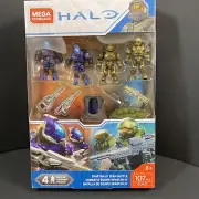 Mega Construx Bloks HALO Spartan IV Team Battle Set GCM37 UNSC Ranger Elites