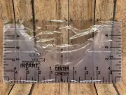 Set Of 4 Plastic Shirt Alignment Sublimation Tool Designs Vinyl Ruler Guide
