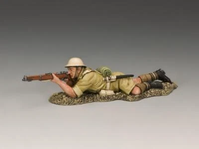 EA082 - Lying Firing Rifleman - Eighth Army - King and Country