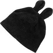 [LIFKOME] Personalized Beanie Wool Hat Fashion Warm Knitted Hat Comfortable for Women Girls Black