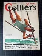 Vintage 1936 Collier’s Magazine Cover - Ralph E. Entwistle Art - COVER ONLY