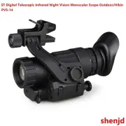 PVS-14 ST Digital Telescopic Infrared Night Vision Monocular Scope Outdoor/Hikin