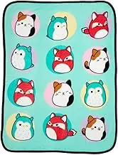 Franco Squishmallows Kids Bedding Super Soft Silk Touch Throw, 40 in x 50 in, (Official Licensed Product)