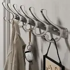 Over-the-door Coat Rack Space Aluminum Clothes Holder Durable Robe Hooks