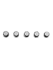 Ballistic Silver Replacement Beadlock Bolt & Washer Kit 5 PCS