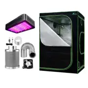 NNEDSZ Tent 1000W LED Light 150X150X200cm Mylar 6" Ventilation