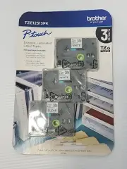 Brother P Touch Laminated Tape For Brother Label Makers 3 Pk