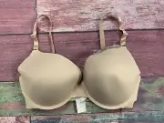 Maidenform Womens 40DD Bra Push Up Underwire Padded Nude