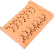 Beatifufu Fox Eye Lashes Wispy 7 Pairs False Eyelashes Fox Lashes for Women Daily Stage Makeup Natural Charismatic Appearance