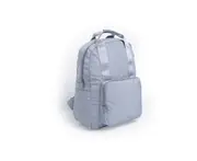 Folding Bag Multifunctional Hand-Held Travel Shoulder Backpack - Grey Blue