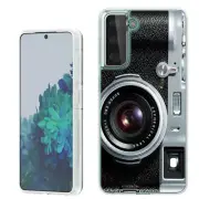 (LOMO Camera)Rugged TPU phone case cover(Clear)for Samsung Galaxy S21+ Plus 5G
