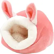Hedgehog Bed, Hamster Bed, Plush Shed for Small Animals, Hot and Breathable Niche, Safe Hiding Place for Chinchillas, Guinea Pigs, Dwarf Rabbits, Comfortable Accessories for Cage