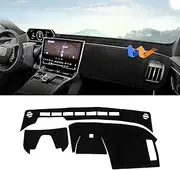 Autorder Dashboard Cover Mat for Toyota bZ4X /Subaru Solterra 2023 2024 2025 Accessories Dash Cover Upgrade Velvet Dash Mat Sunshade Glare UV Rays Protector