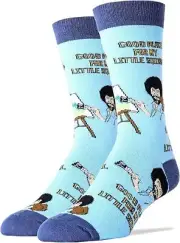 Oooh Yeah Socks Mens Crew Bob Ross Little Squirrel Large